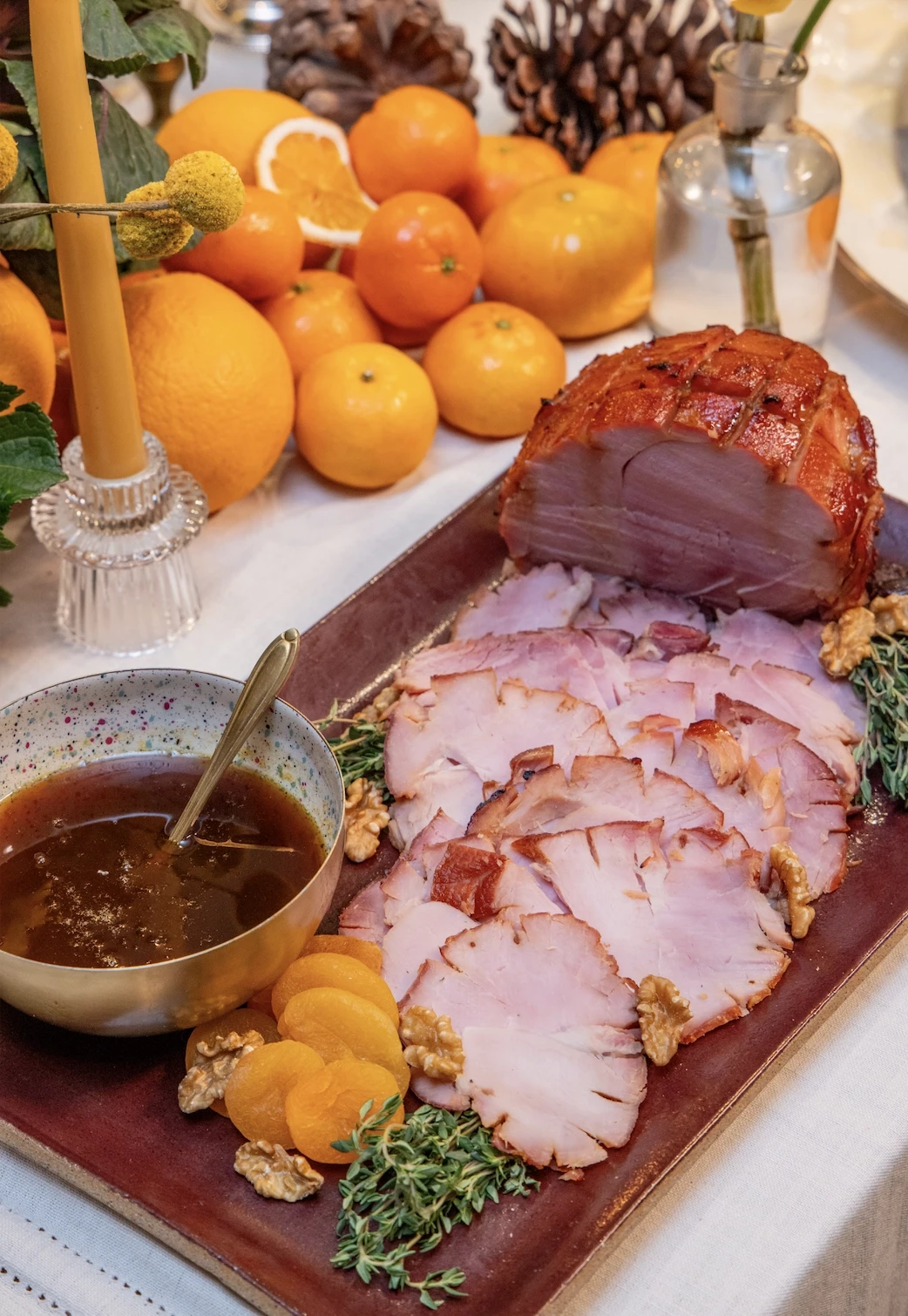 Tender glaceado na rapadura e especiarias – 1 kg (Tender “bolinha” inteiro)