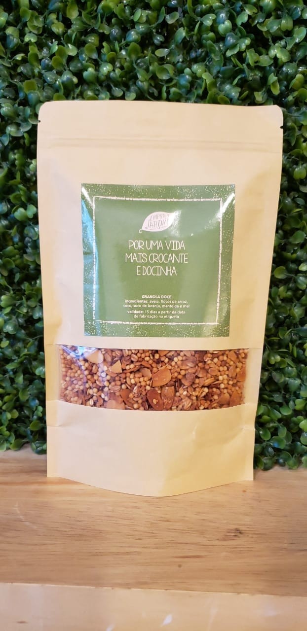 Granola doce do Jardim