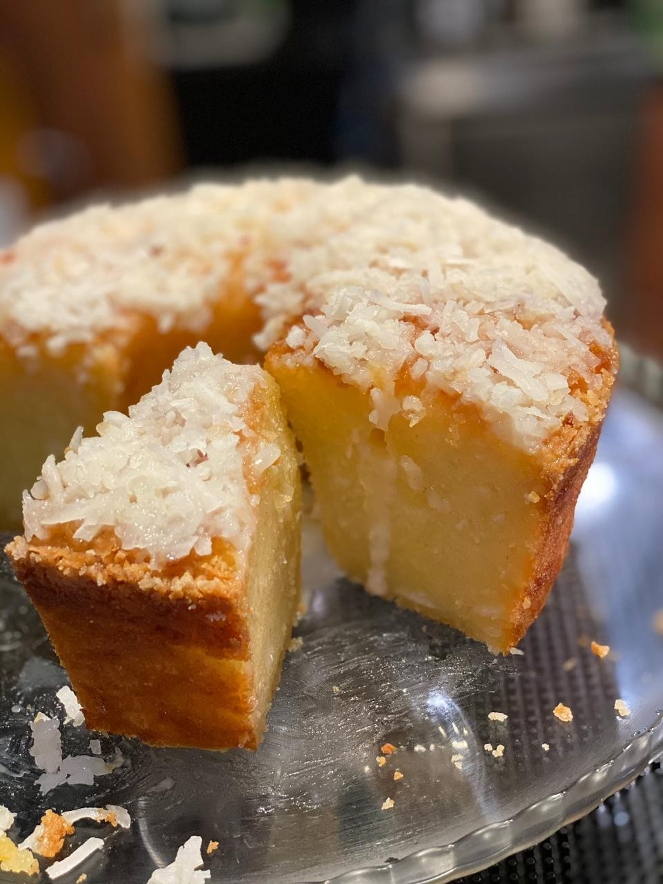 Bolo de Aipim com Coco