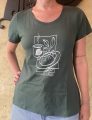 Camiseta "Eu Ouvi Café da manhã?" - Feminina